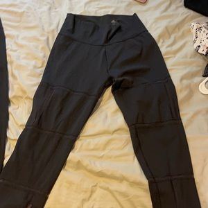 Size Medium black leggings I adidas with mesh